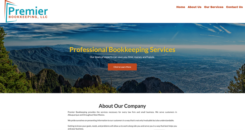 Premierbookkeeping website