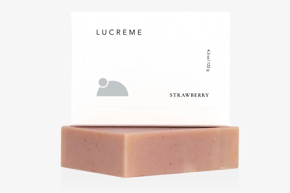 Strawberry soap   made with real strawberries   vegan friendly