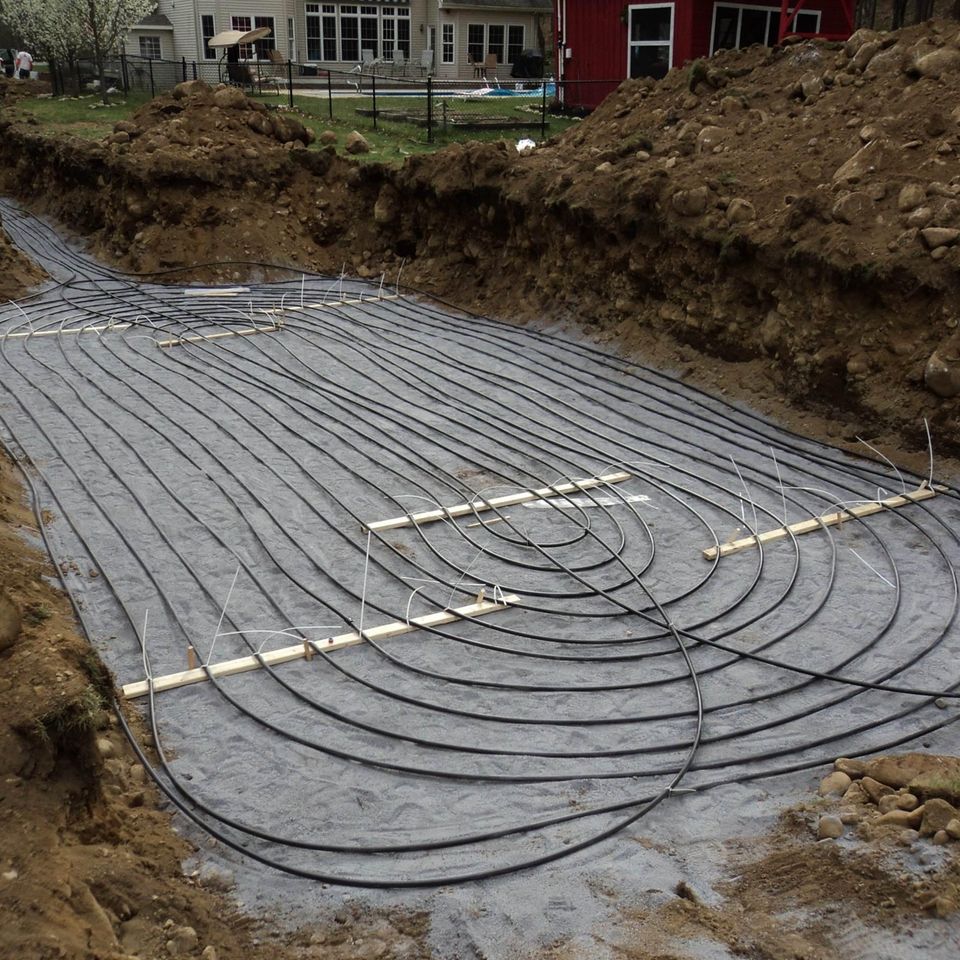 Geothermal install coleman