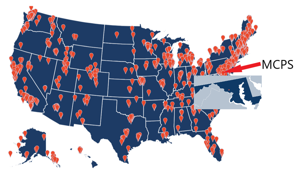 Worst schools map with mcps insert