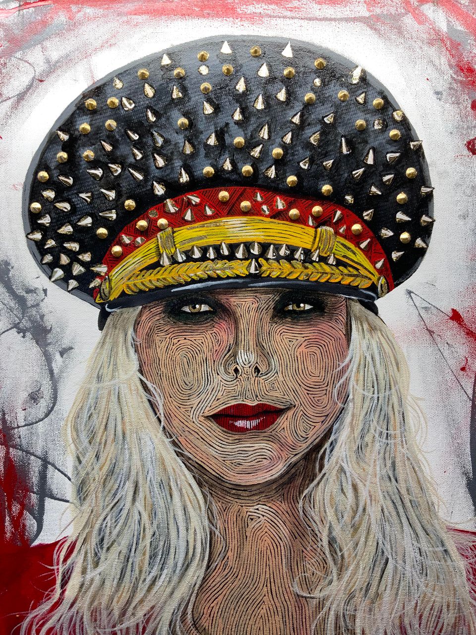 Hand-painted portrait art collection by Skeeter's Grafix.