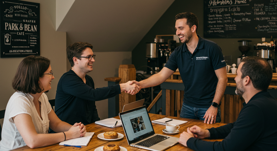 Group deal coffee shop