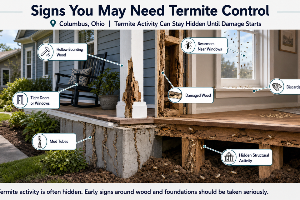 Sign you need termite control   prestige pest control columbus