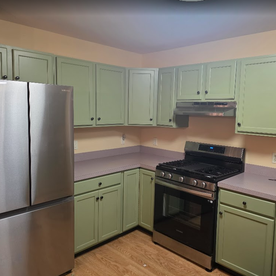 Residential home kitchen painting cabinet refinishing essexcounty nj