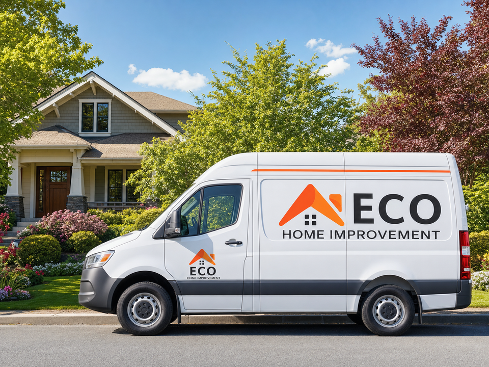 Eco work van side profile service area