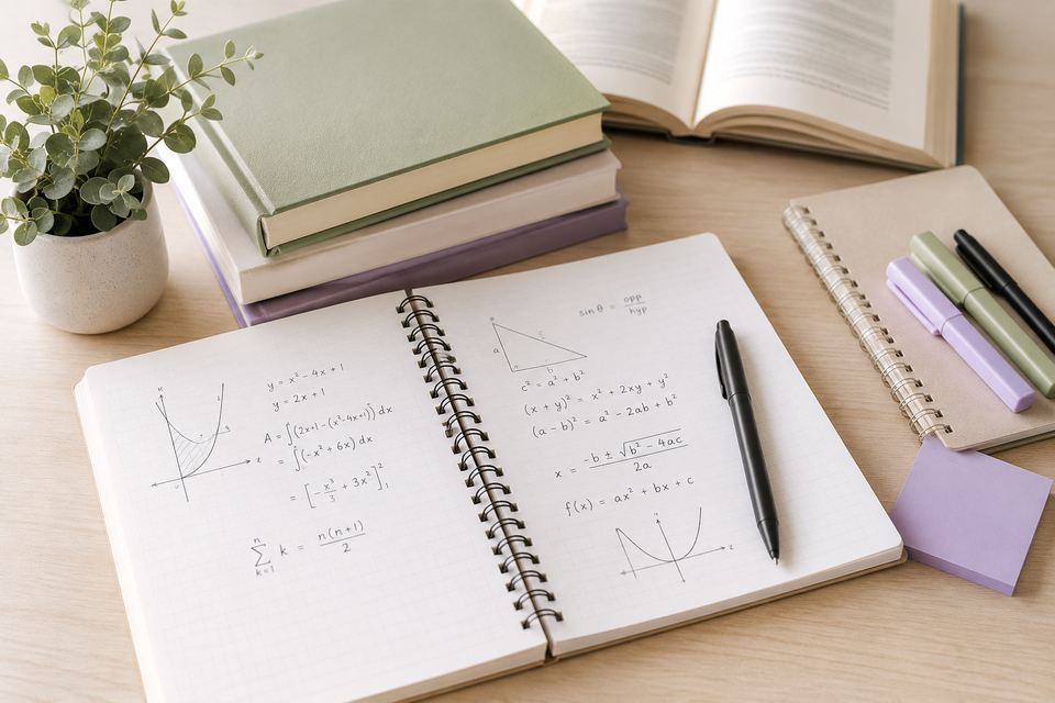 Mathematics curriculum materials, study resources, notebooks, and educational tools supporting teacher instruction and student learning through Much About Math.
