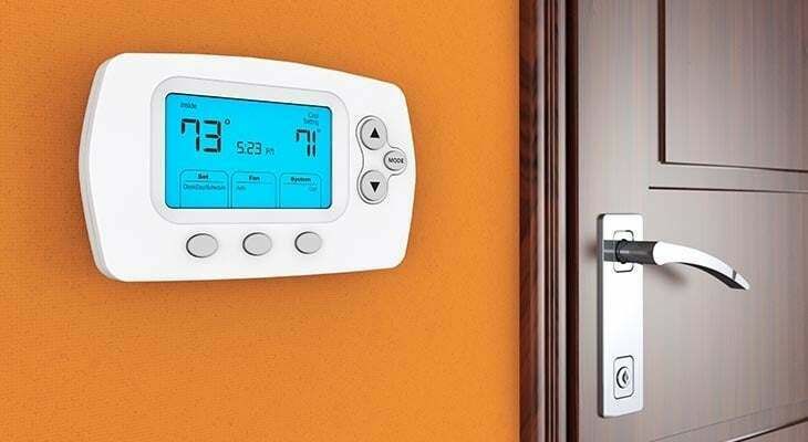 Heating cooling header