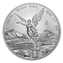 2019 mexico 5 oz silver libertad bu 186581 obv