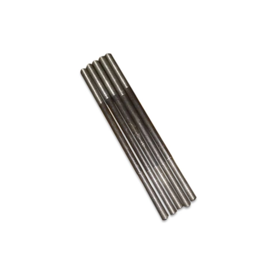 Sag rods zinc plated  with 4 inches threading on each side  4 nuts and 4 flat washers