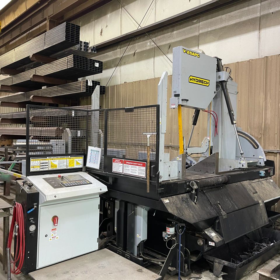 Hydmech v 25apc vertical mitering band saw