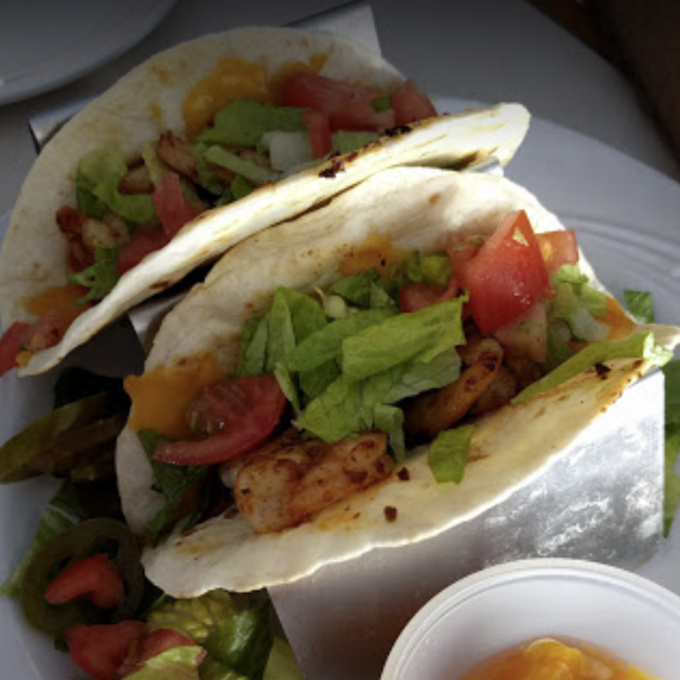 Blue parrot tacos