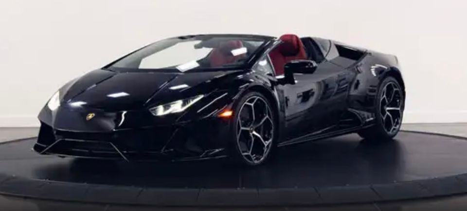 Lamborghini huracán evo spyder black