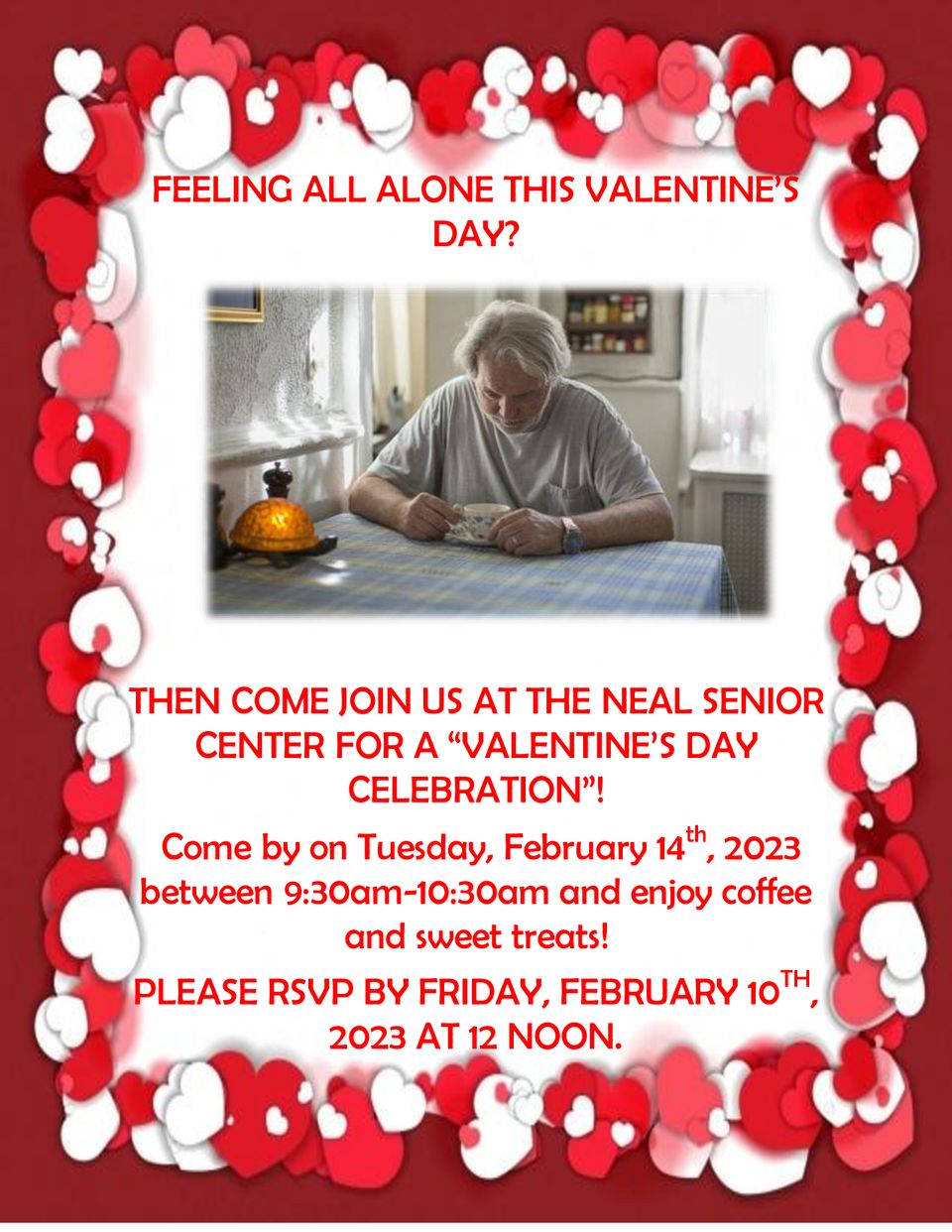 Poster valentines day celebration