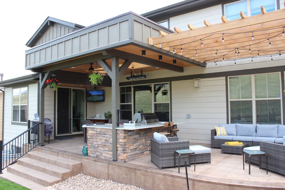 Custom pergola