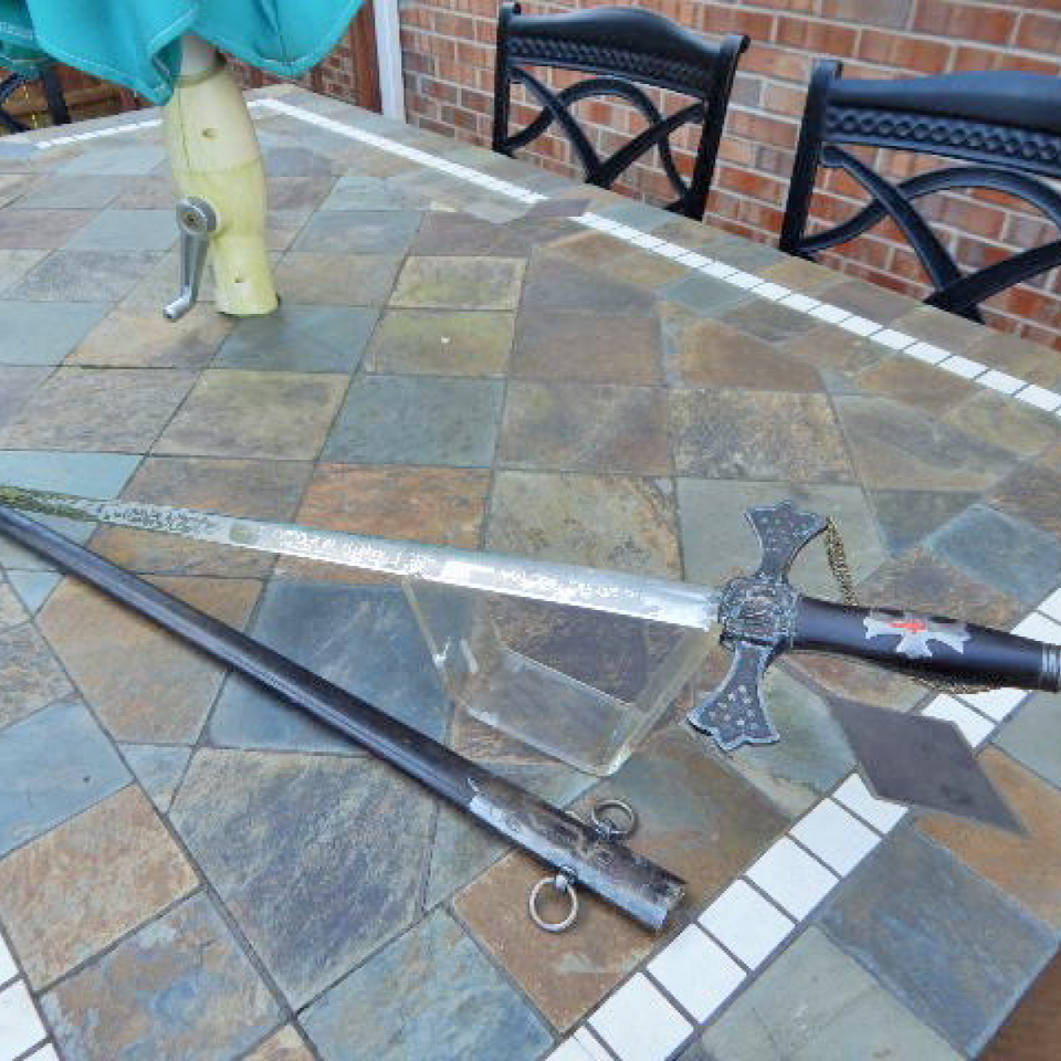 C.roby  early masonic knights sword  silvered  1860s files1420170911 10410 1epo8qe