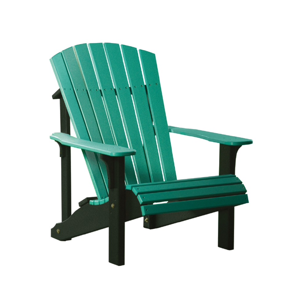 2 hlf deluxe adirondack chair   aruba blue