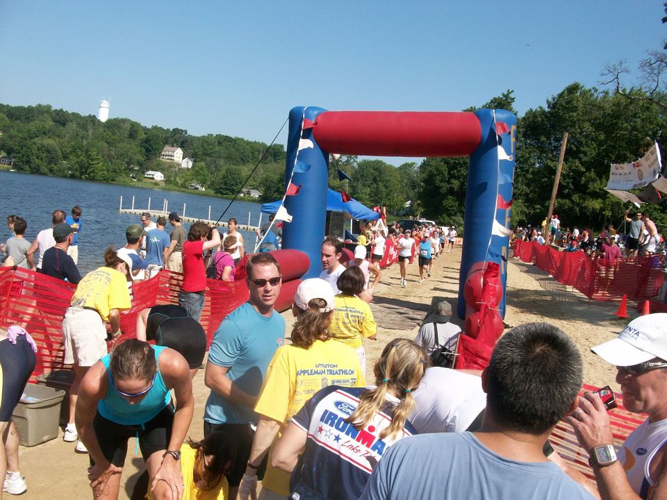 Race finish line