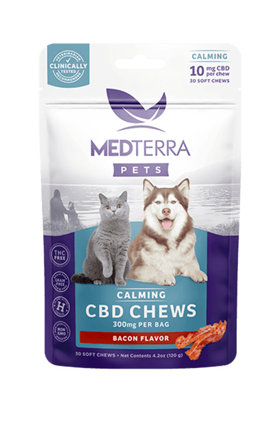 Cbd pets calming bacon treats 300mg