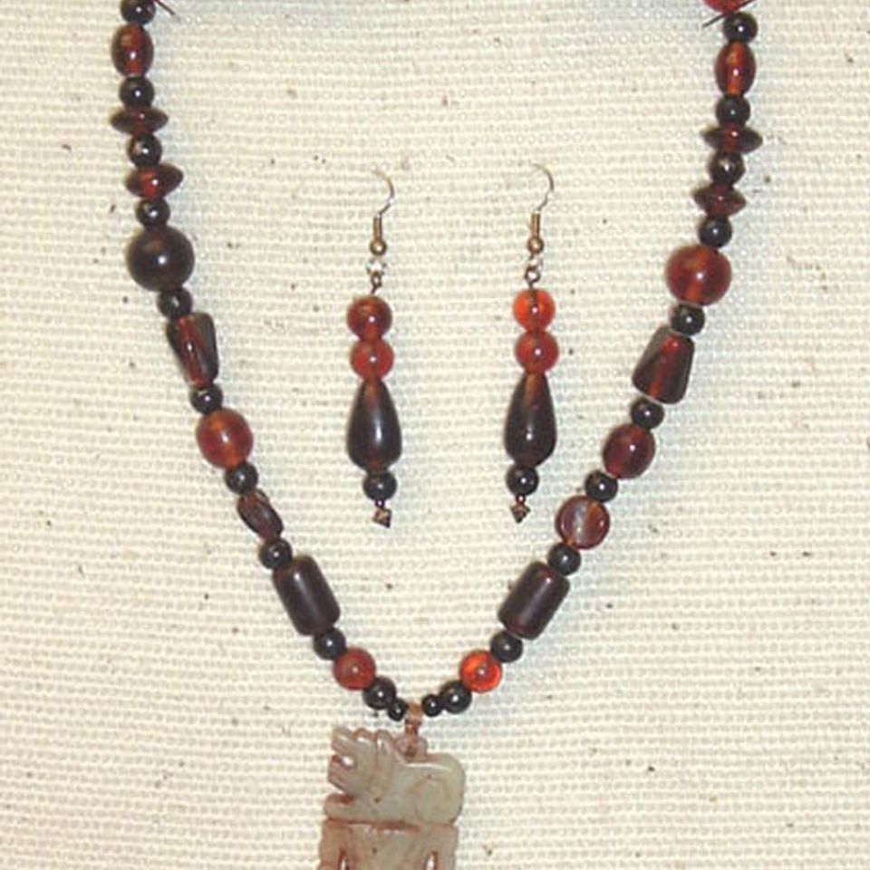 Glass 1 brown set