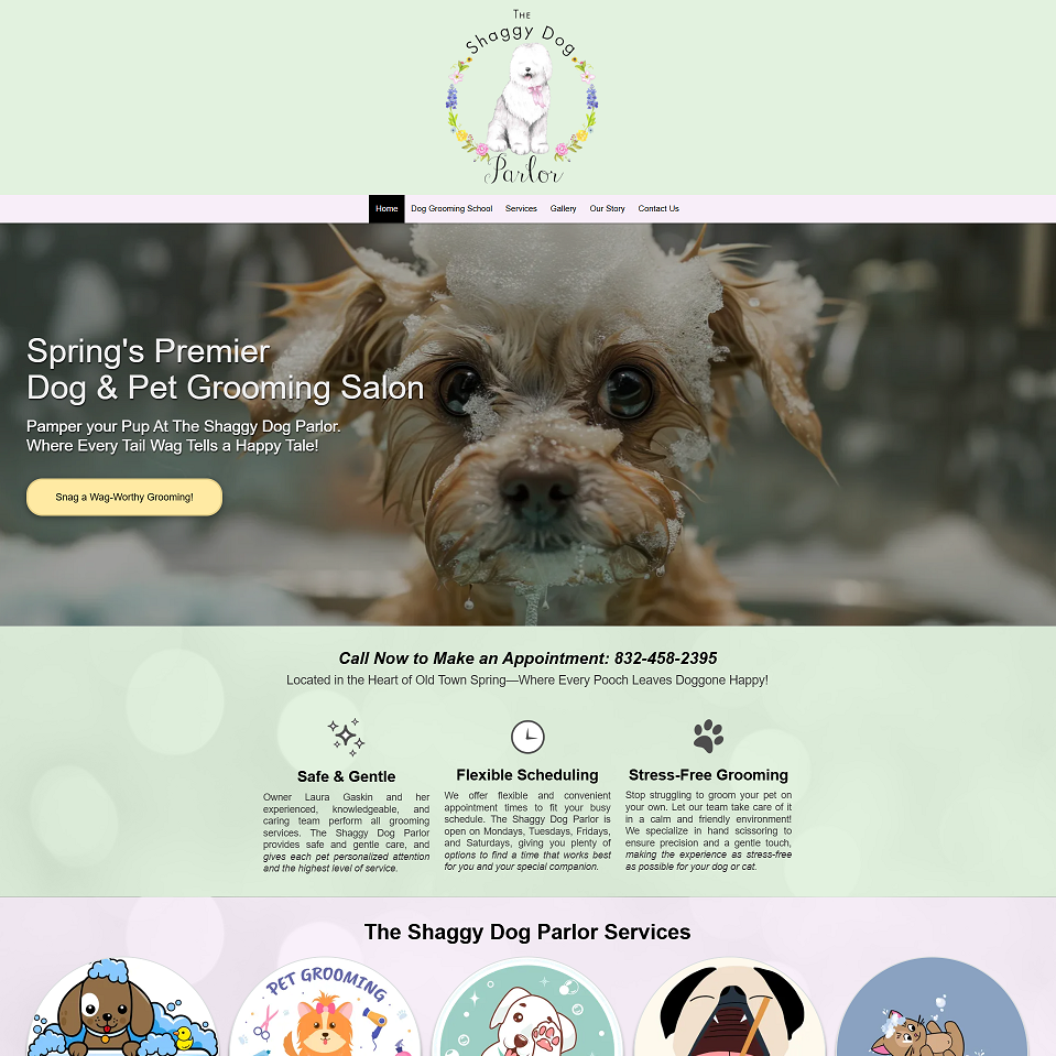 Shaggy dog parlor 960 960