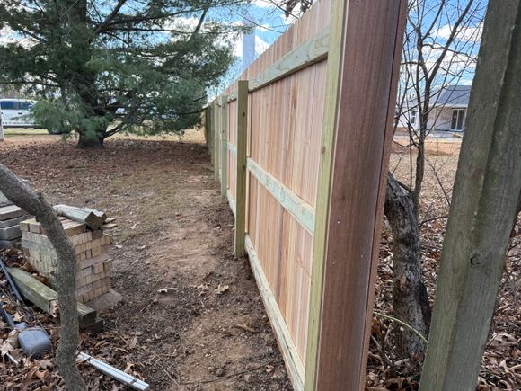 Privacy fence water tower