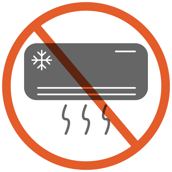 Cannot icons air conditioners