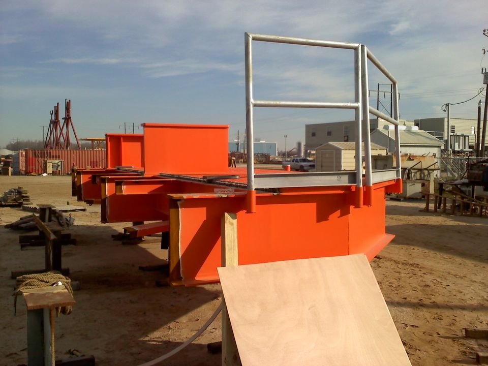 Access landing secondary steel
