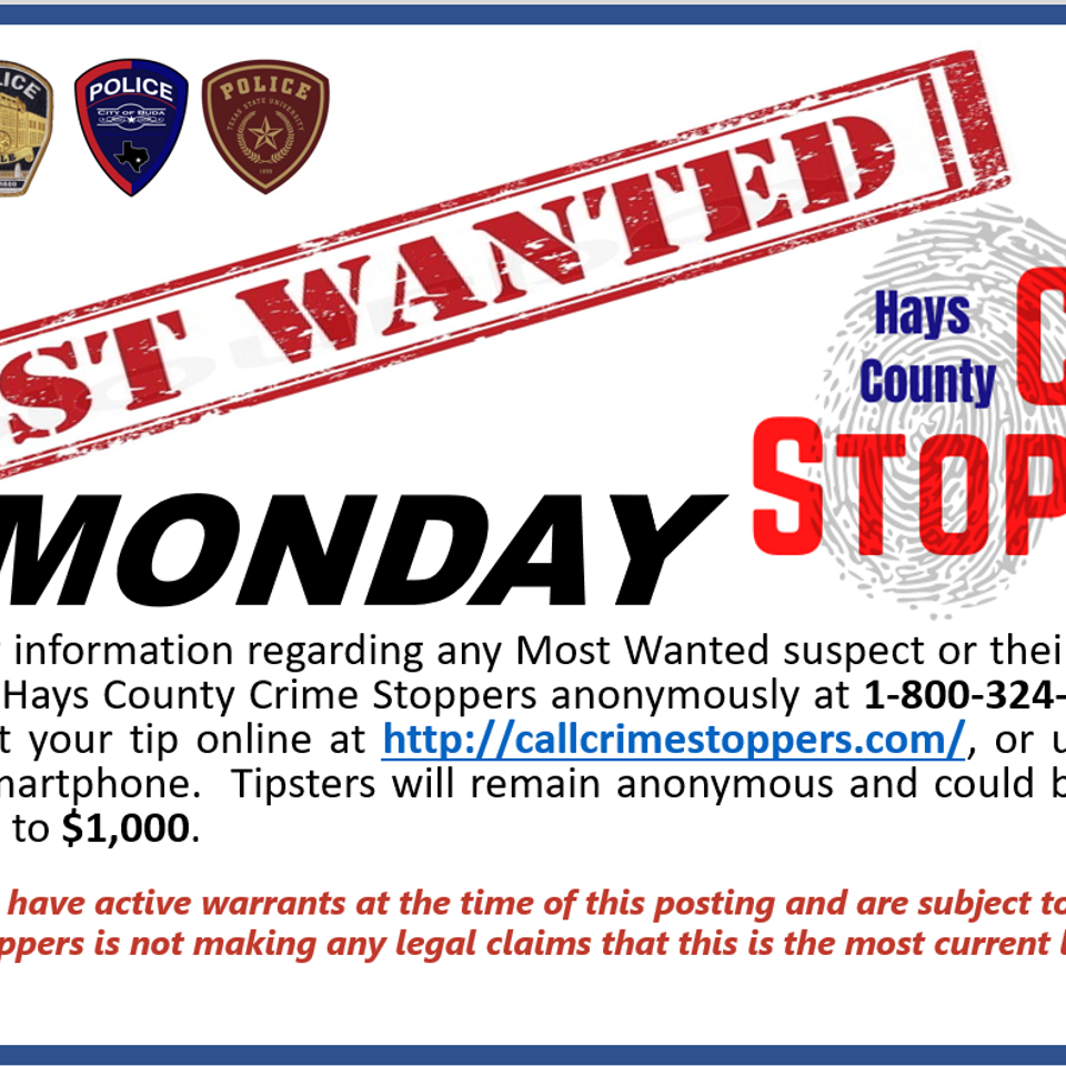 Most wanted monday
