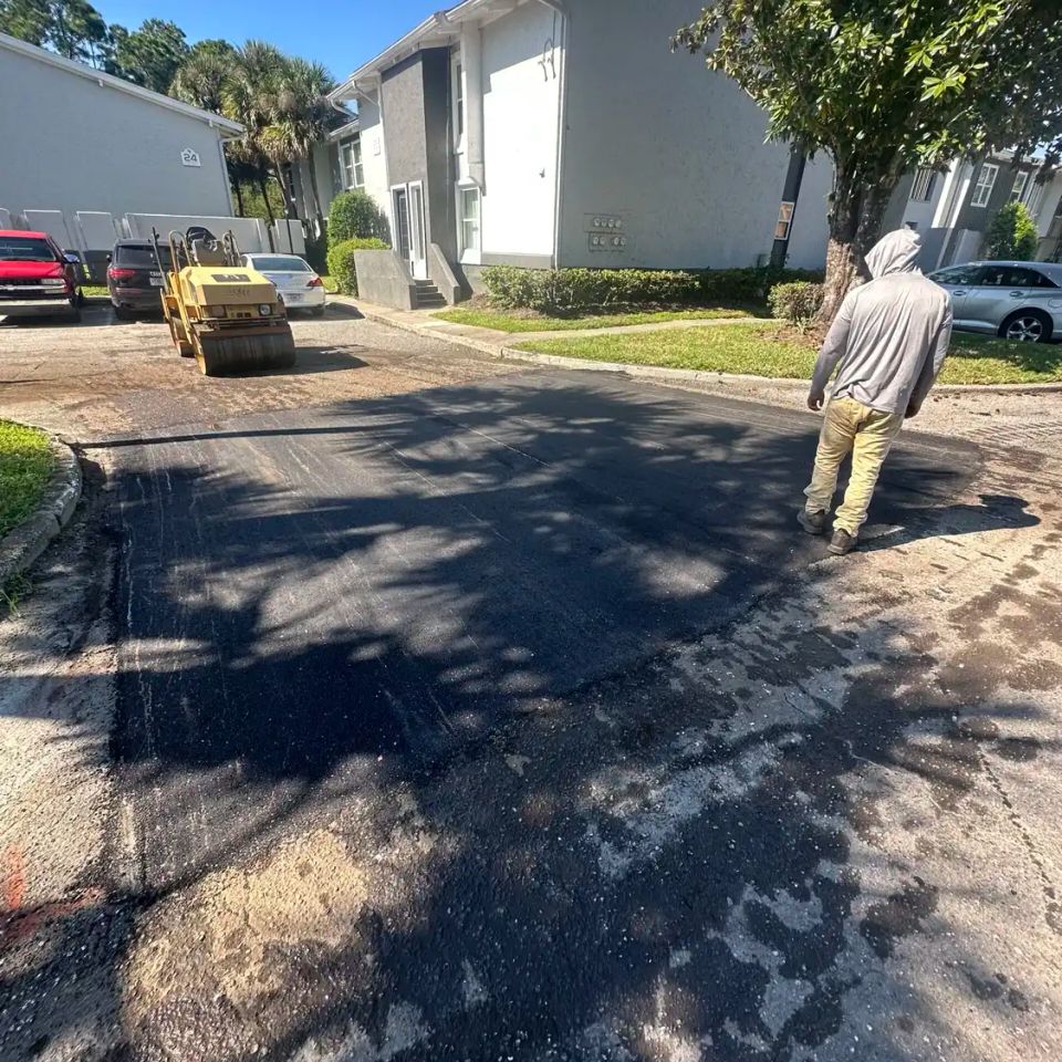 Palm bay asphalt striping 200