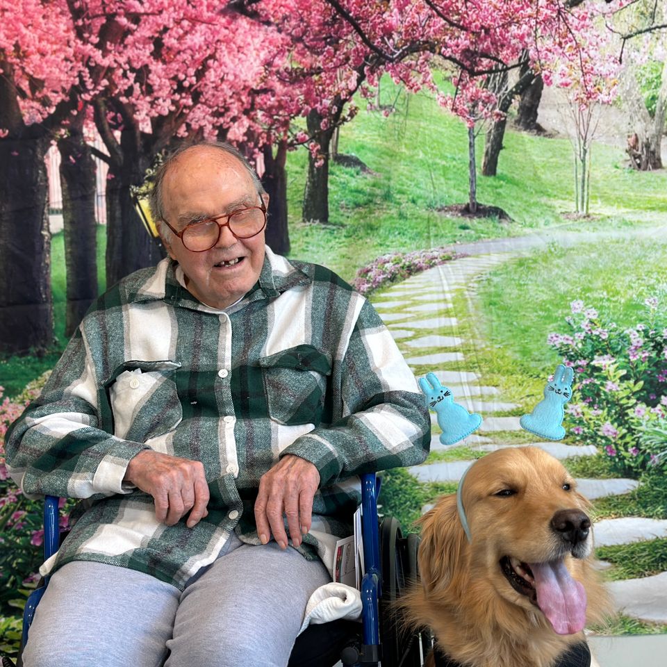Concord park resident bob clark with myles