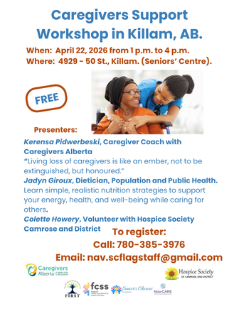 Caregivers support workshop  killam