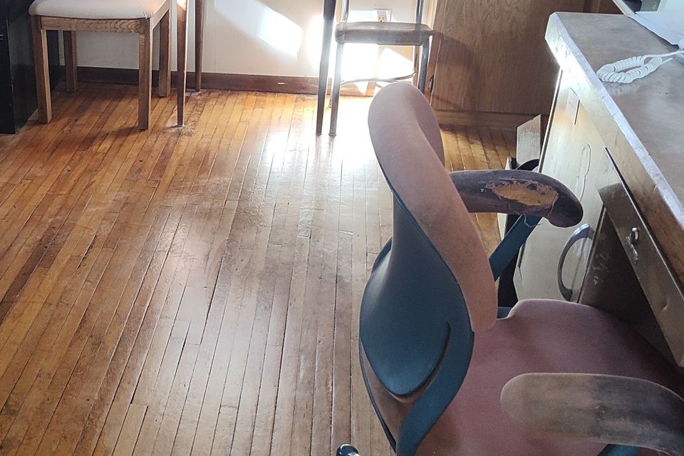 Re finishing office flooring