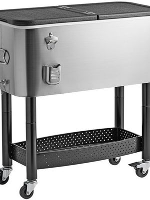 Beverage cooler on wheels