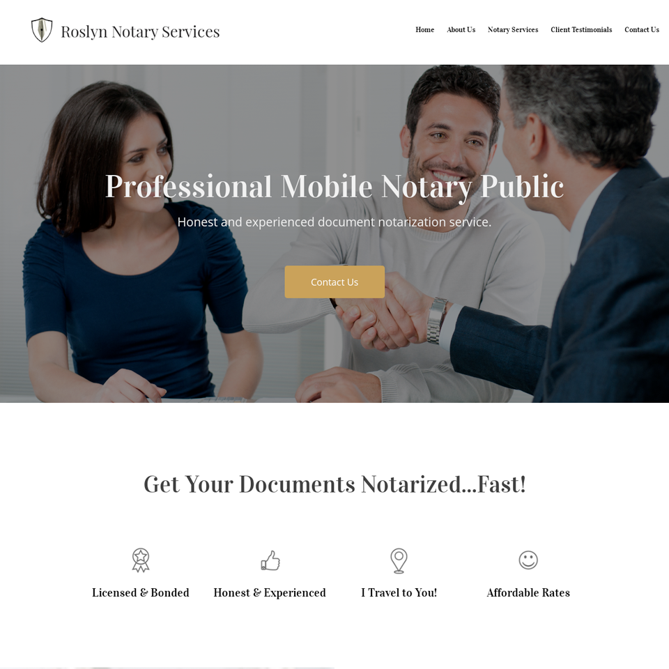 Notary public website design theme 960x960