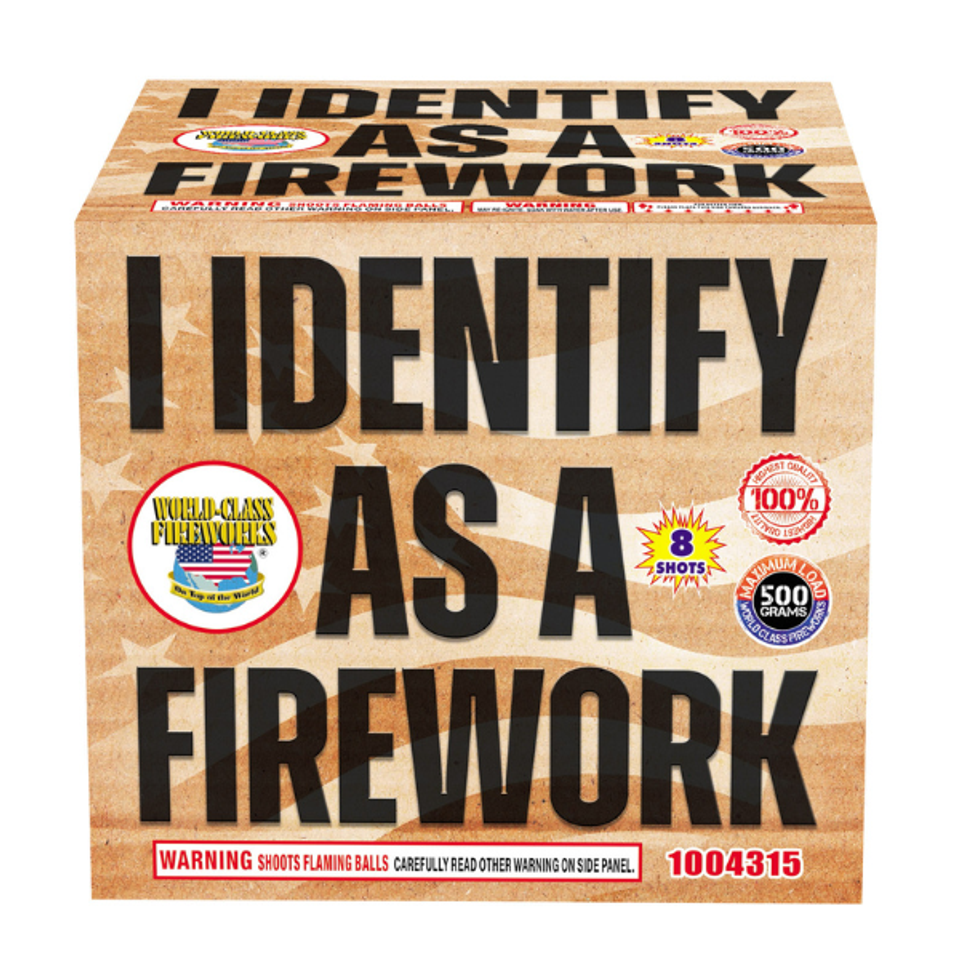 I identify as a firework cv