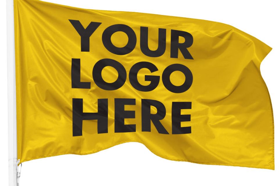 Yellow 2 x 3 flag 1