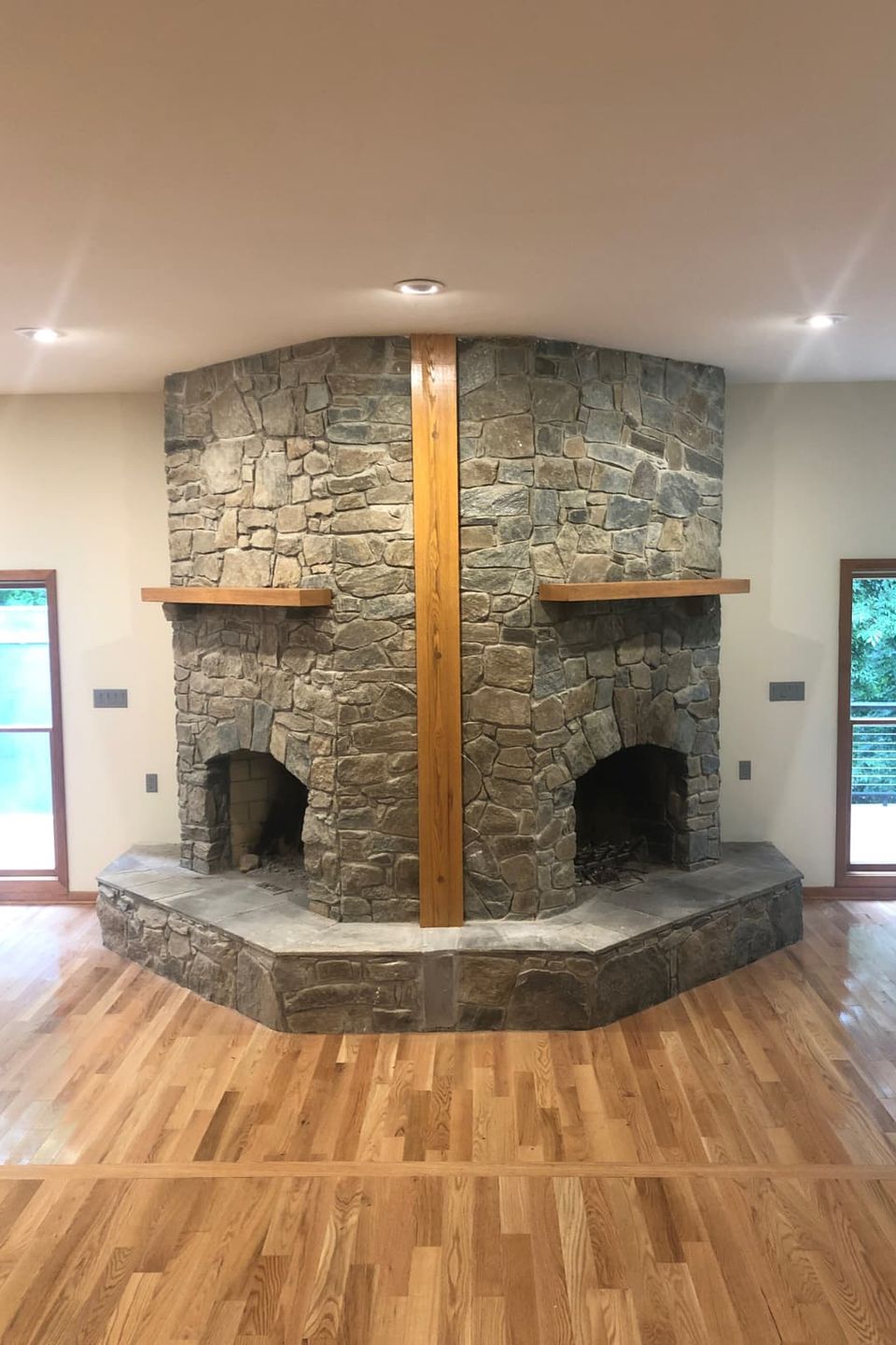 Highland homes fireplace