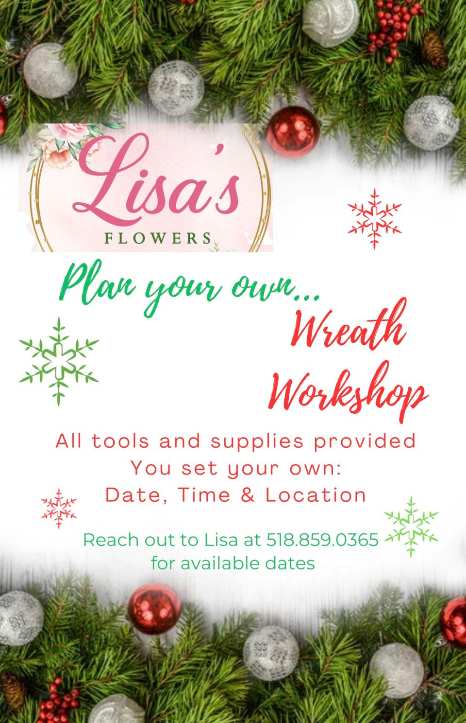 Lisa's flowers workshop