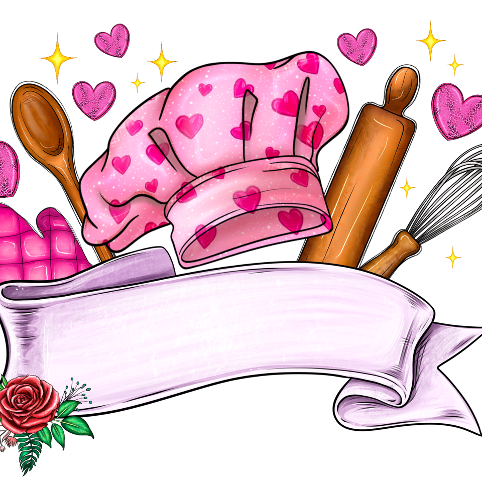 Cooking   personalized chef tools pink