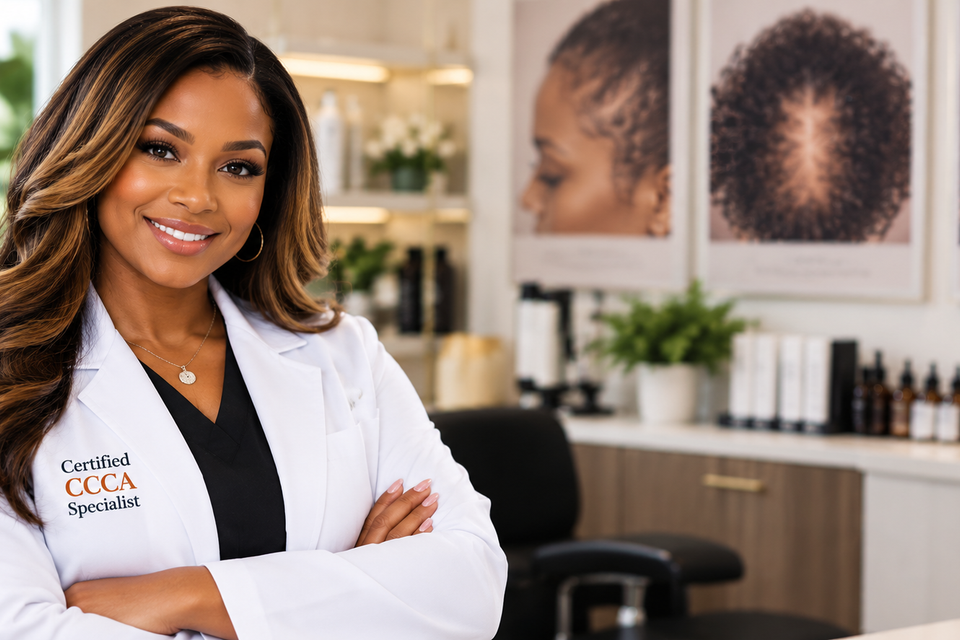 Certified hair care specialist portrait