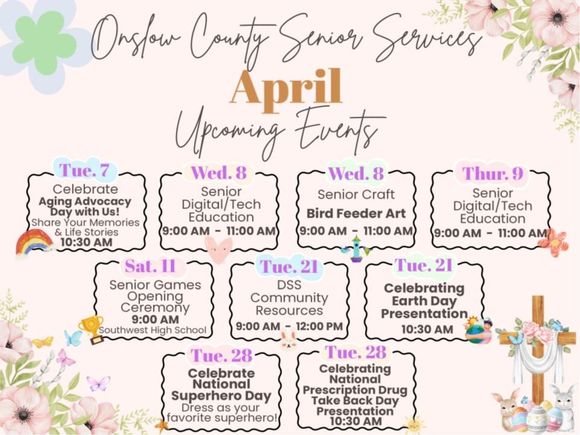 April upcoming events