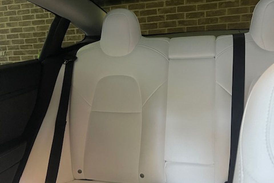 Backseat tesla model x