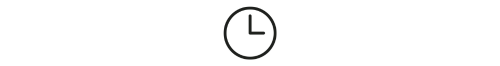 Clock icon thin