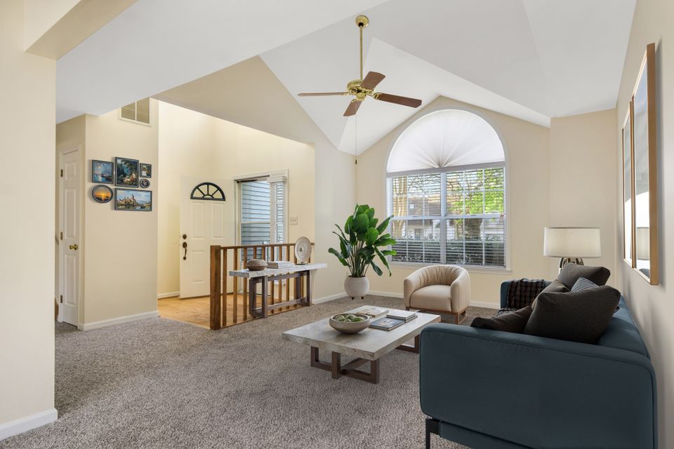 Living room virtual staged copy