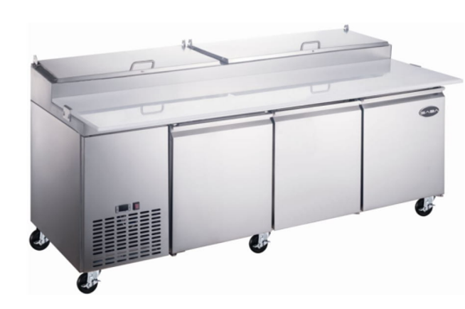 Commercial Restaurant Refrigerated Prep Table Cooler Freezer Refrigerator Pizza Prep Table Sandwich Prep Table Salad Prep Table Mega Top Prep Table 