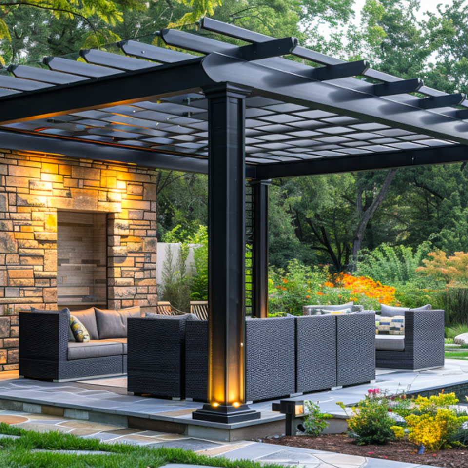 Luxe outdoor living cincinnati pools pergolas 15