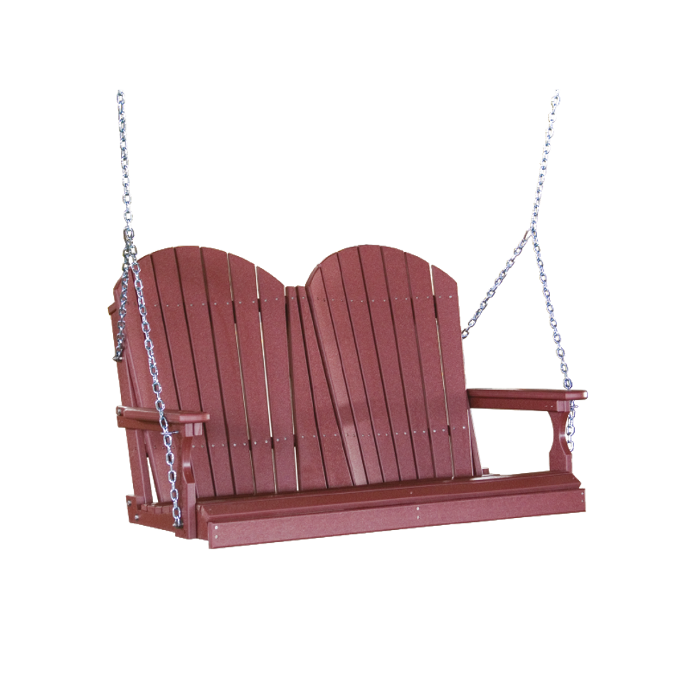Hlf 4' adirondack swing cherry