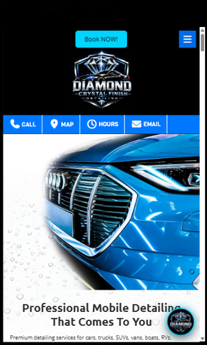 Diamond Crystal Finish Detailing mobile website
