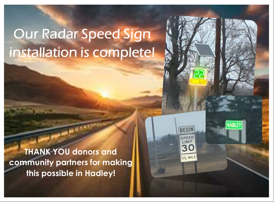 Radar speed sign installation