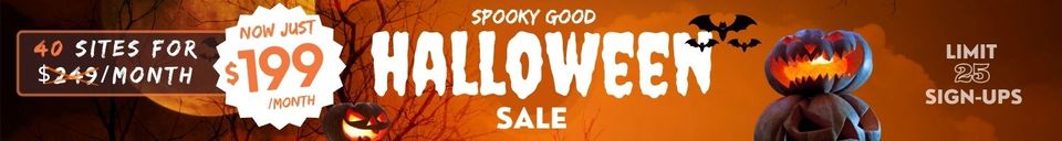 Siteswan october promotion   halloween sale header image (1500 x 200 px)